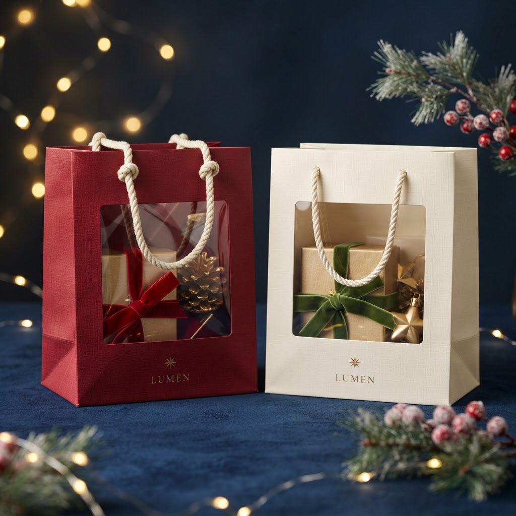 Bolsas de Papel de Lujo con Ventana