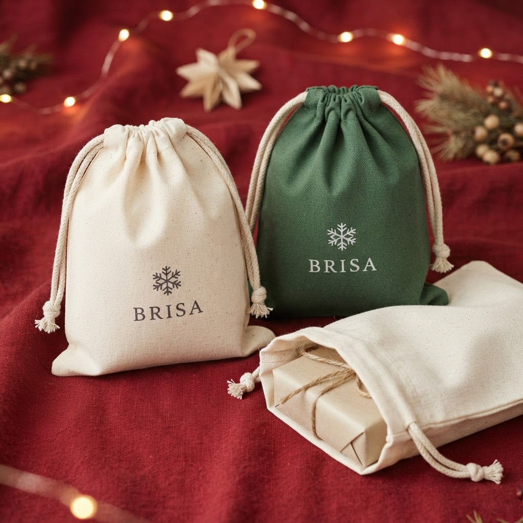 Bolsas de Algodón con Cordón
