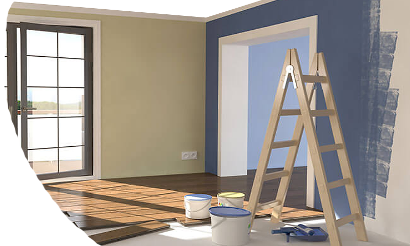 Chantier de rénovation intérieure