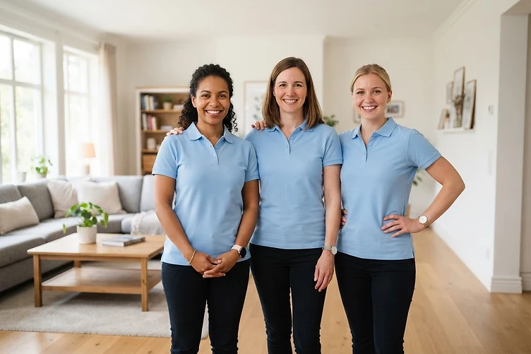 The friendly professional cleaning team at Anna's Cleaning Company