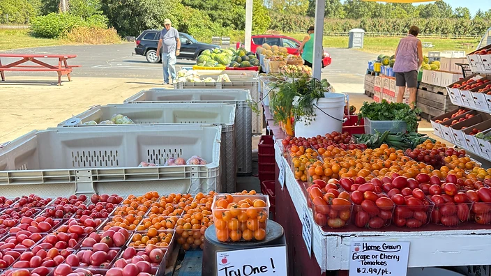 Local farm market produce