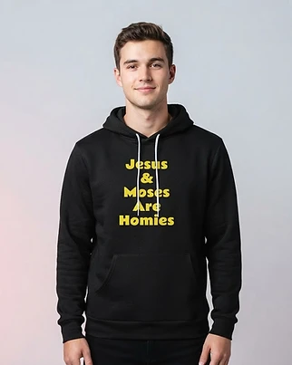 Jesus and Moses are Homies Bella + Canvas Hoodie
