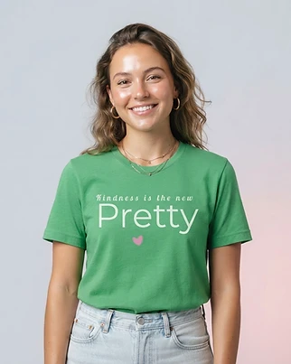 Kindness is the New Pretty Next Level Soft Ringspun T-Shirt