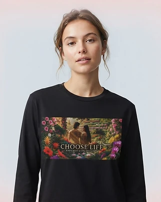 Choose Life Comfort Colors LS T-Shirt