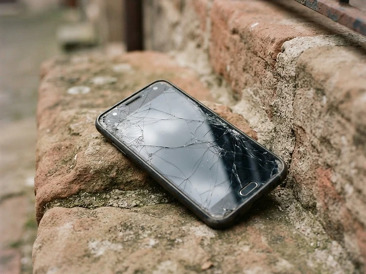 The cracked reflection