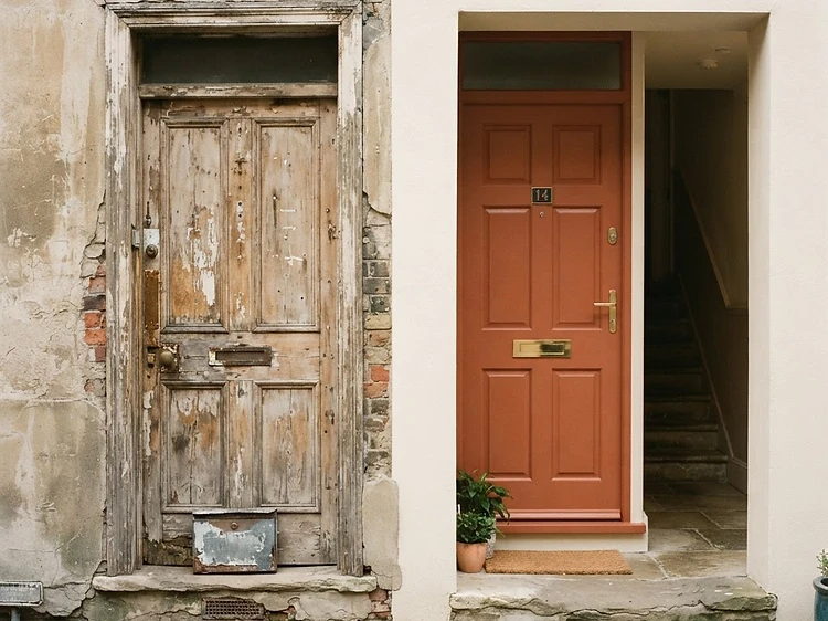 Two doorways, two futures