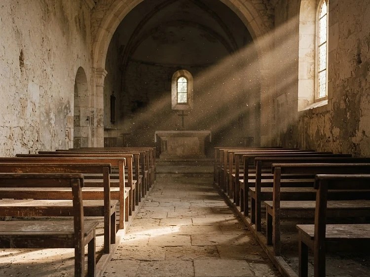 The empty pews