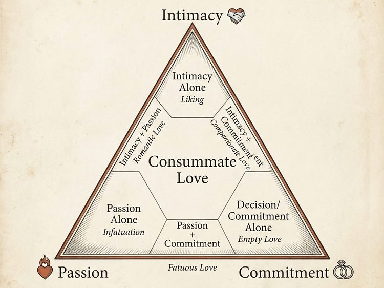 Sternberg's triangle of love