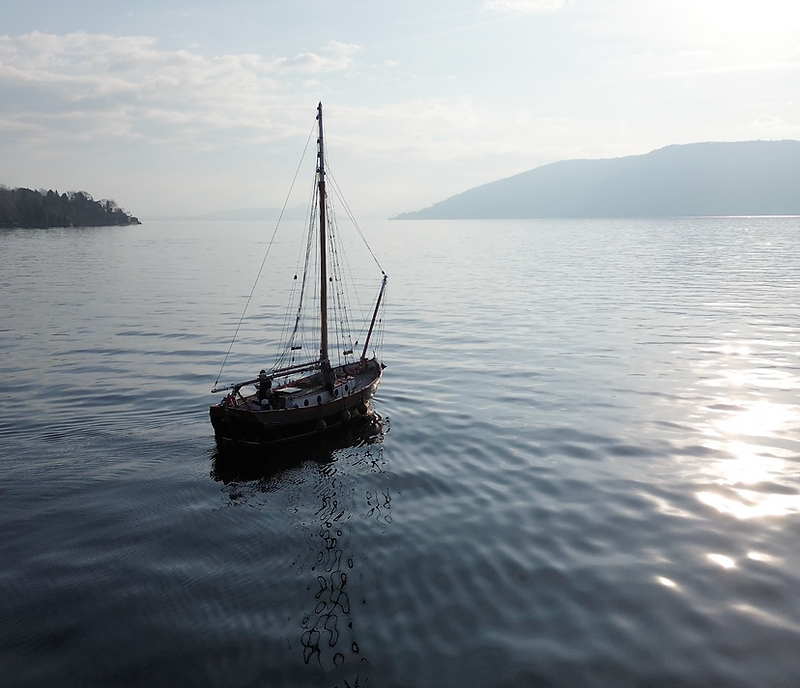 Meditation auf dem Lago Maggiore an Bord der Striga Constanze