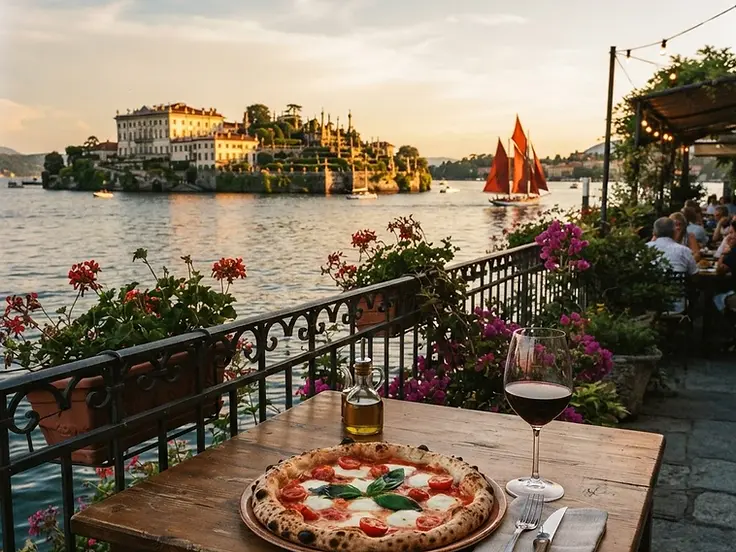 Pizzeria Isola Bella on Lake Maggiore – Pizza with a Lake View Instead of Street Noise