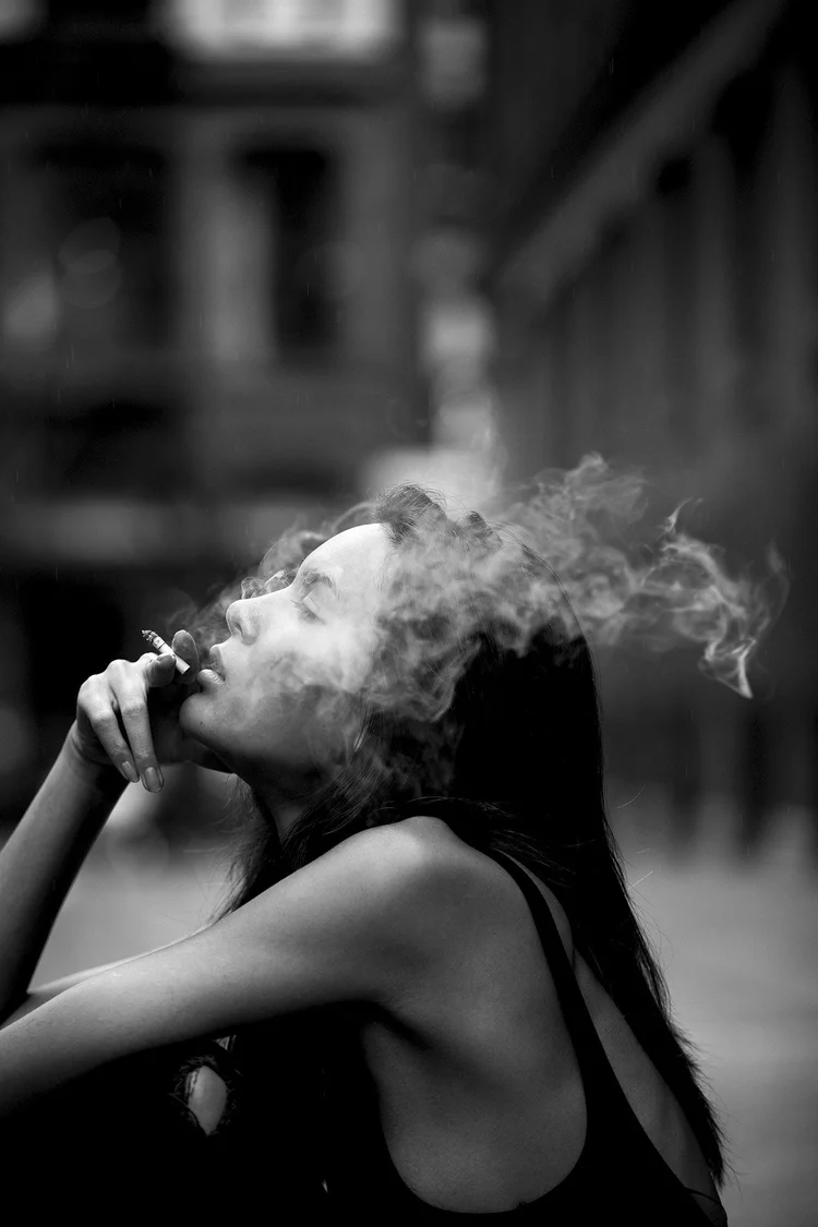 Portrait — smoke