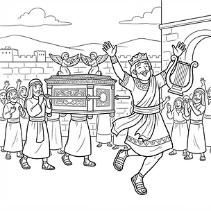 David Dances Before the Ark