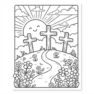 Three Crosses on the Hill