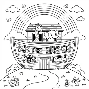 Noah's Ark & the Rainbow