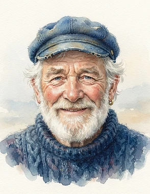 Portrait of Old Harkness