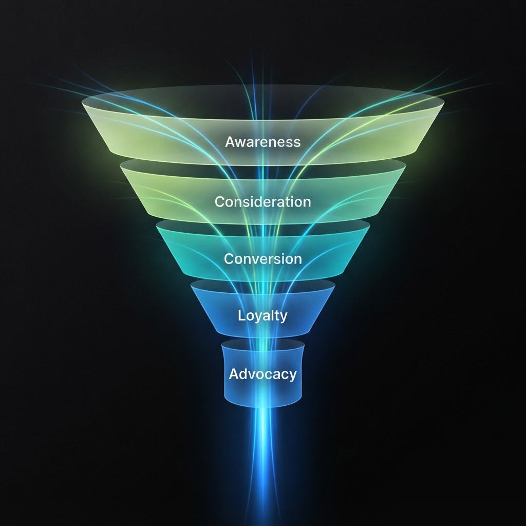 Funnel breakdown