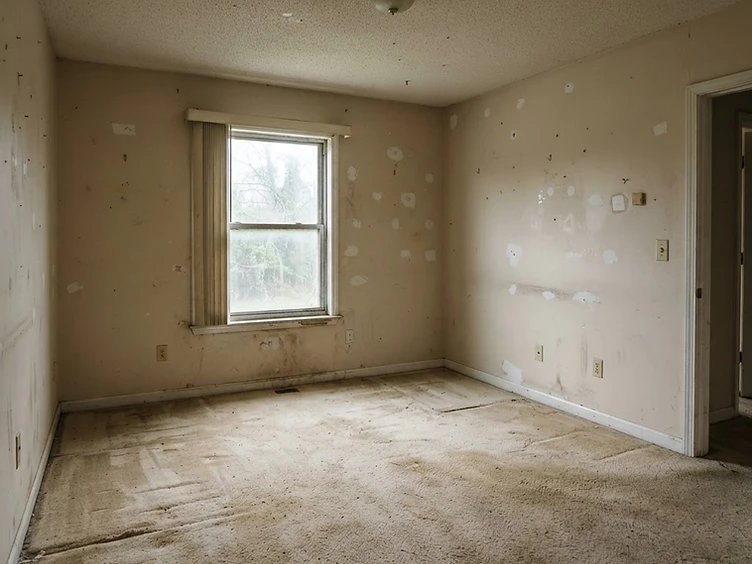 Vacant rental property make-ready — before