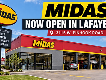 Midas Automotive Opens New Lafayette Location on West Pinhook Road