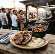 Braai meat and pap served at a local chisanyama