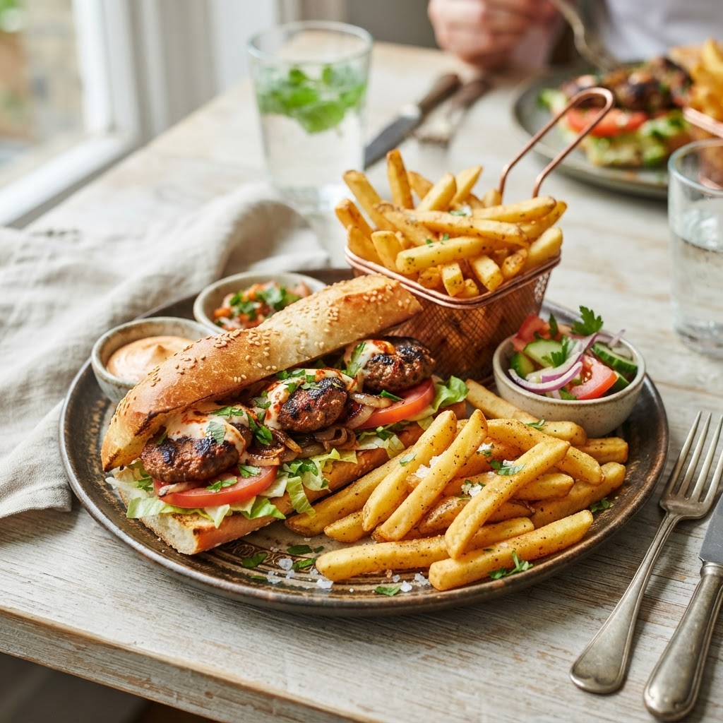 Baguette kefta, frites — SANDWICHS — K-Sdale 51 — Reims