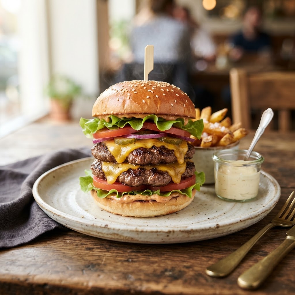DOUBLE CHEESE — BURGERS — K-Sdale 51 — Reims