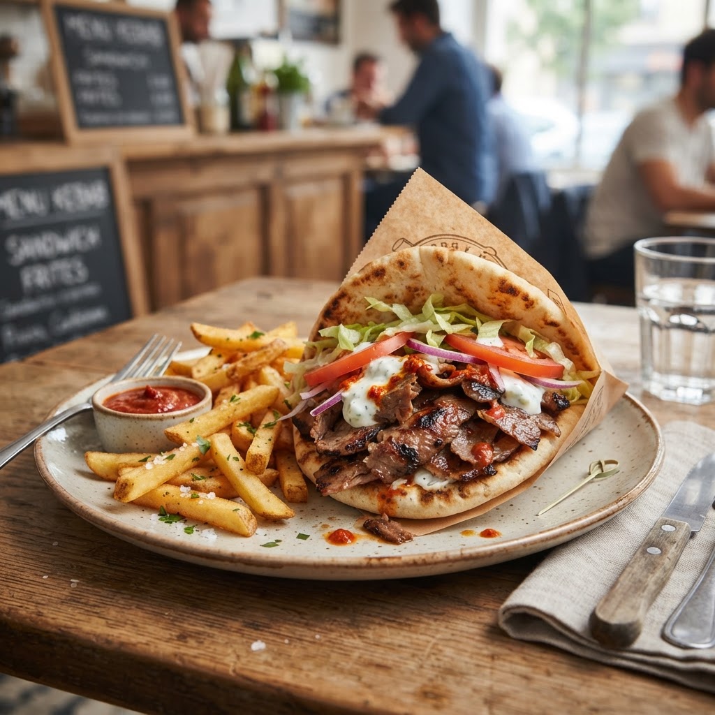 Baguette kebab, frites — SANDWICHS — K-Sdale 51 — Reims