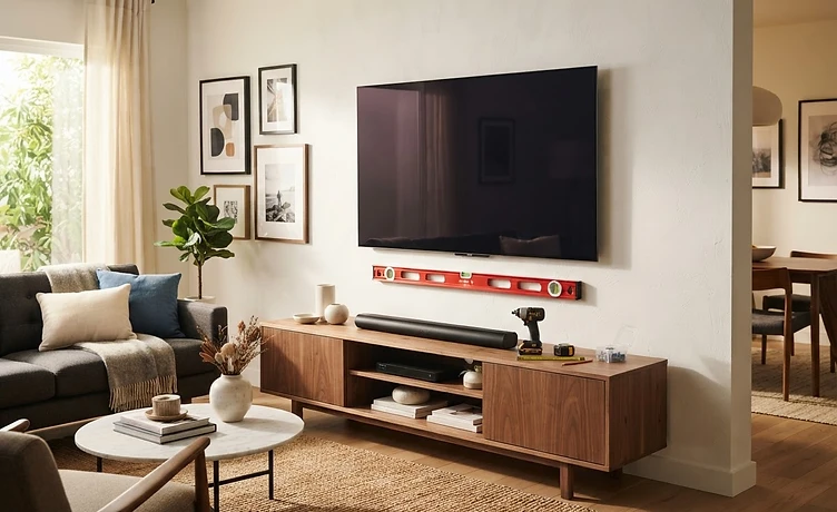 TV Mounting — Rock'n Boyz Handyman Services in Northeast Texas