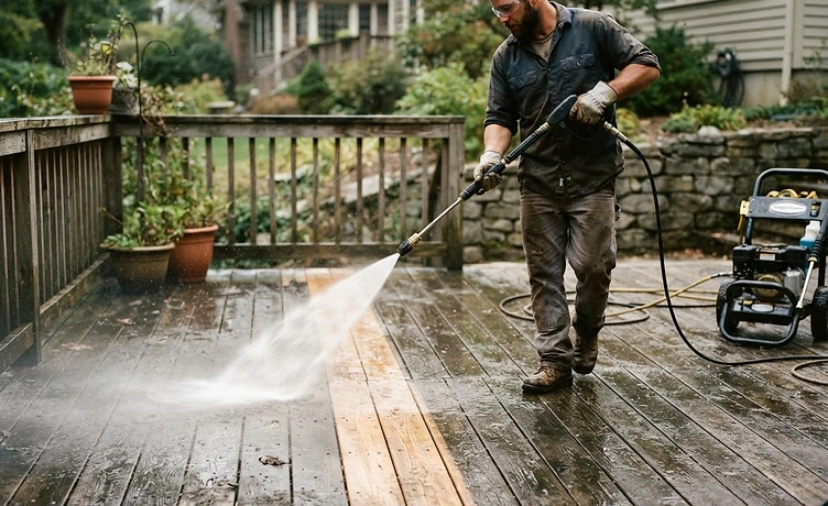 Pressure Washing — Rock'n Boyz Handyman Services in Northeast Texas