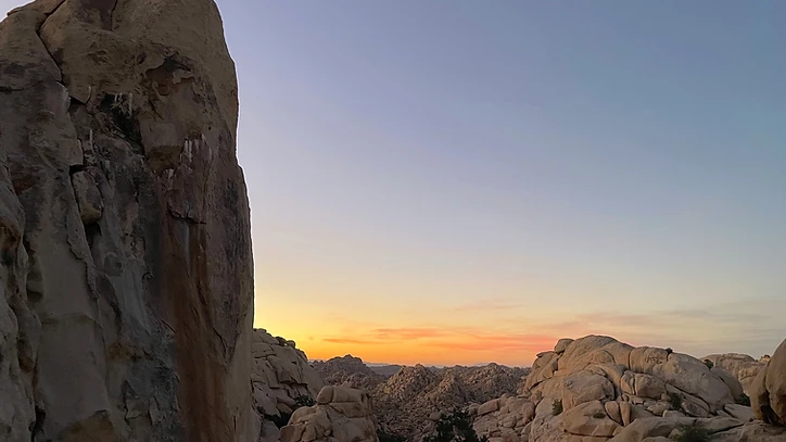 Joshua Tree climbing