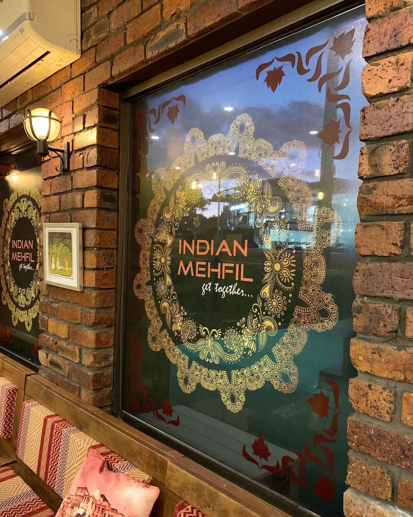 Indian Mehfil Taringa shopfront window
