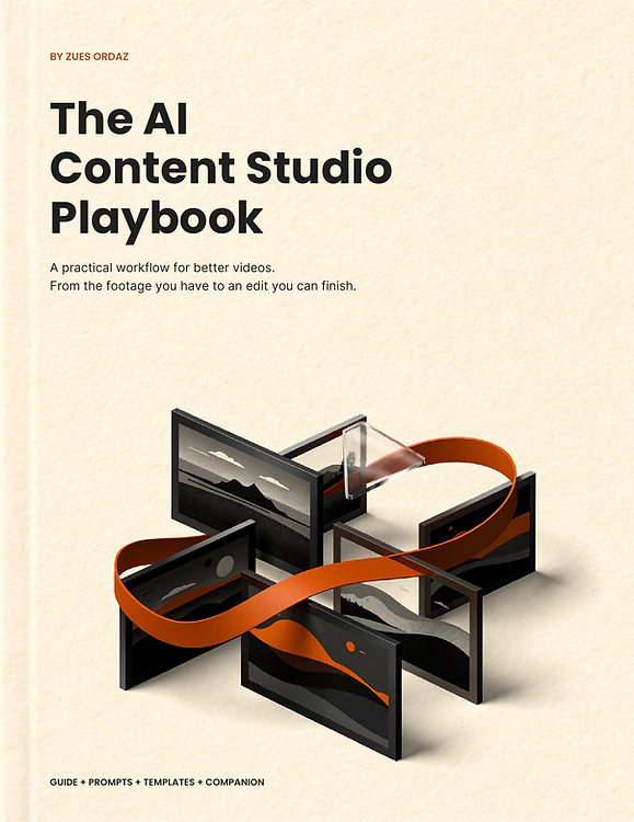 The AI Content Studio Playbook
