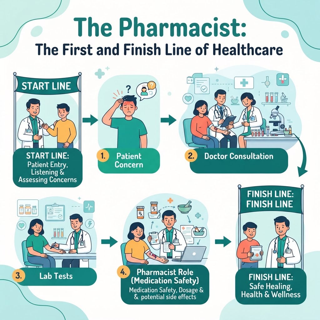 Visual Flowchart: The Patient Pathway from Start Line to Finish Line