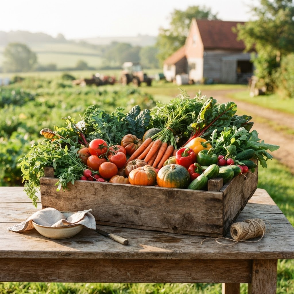 Fresh farm produce