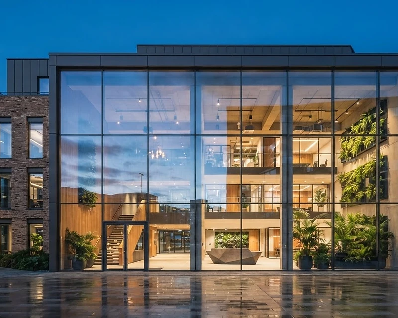 Landmark Berkshire office atrium