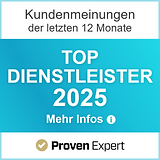 ProvenExpert Top-Dienstleister 2025