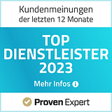 ProvenExpert Top-Dienstleister 2023