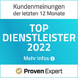 ProvenExpert Top-Dienstleister 2022
