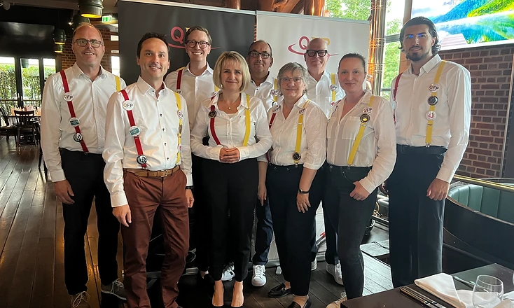 QFP-Team bei der Jubiläumsfeier