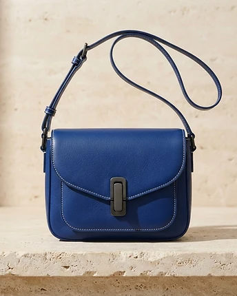 The Aria Royal Blue leather crossbody bag