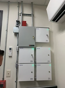 Wall-mounted access control and monitoring enclosures
