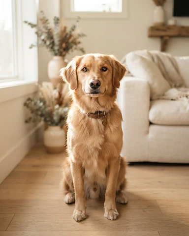 A friendly dog at The Paw Club