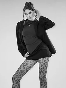 Editorial black and white portrait