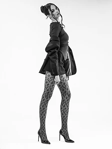 Editorial black and white full length