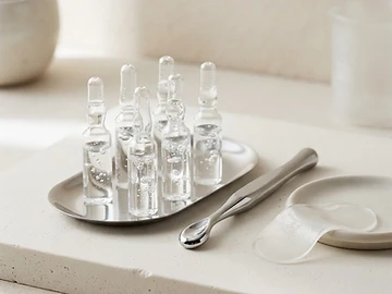 Editorial Korean skincare textures for What Is Glass Skin?