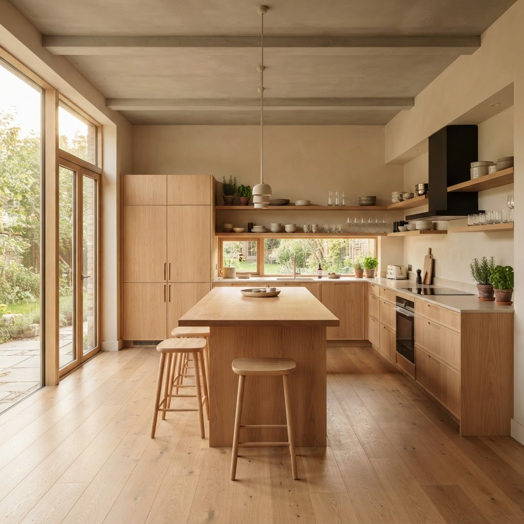 Cocina de madera a medida