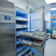 −20°C monitored cold storage