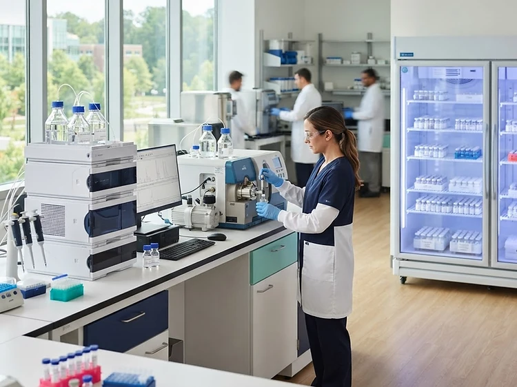 Aussie Peptides Pharmacy laboratory in Melbourne