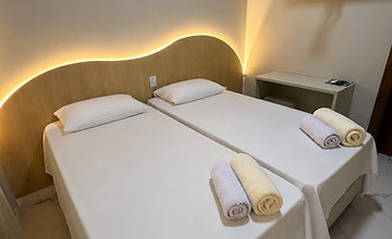 Quarto com camas de solteiro