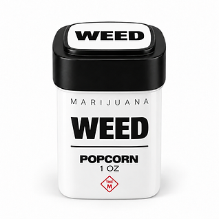 WEED Popcorn jar, the 14g product