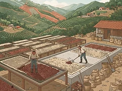 Finca La Victoria — coffee farm illustration 2